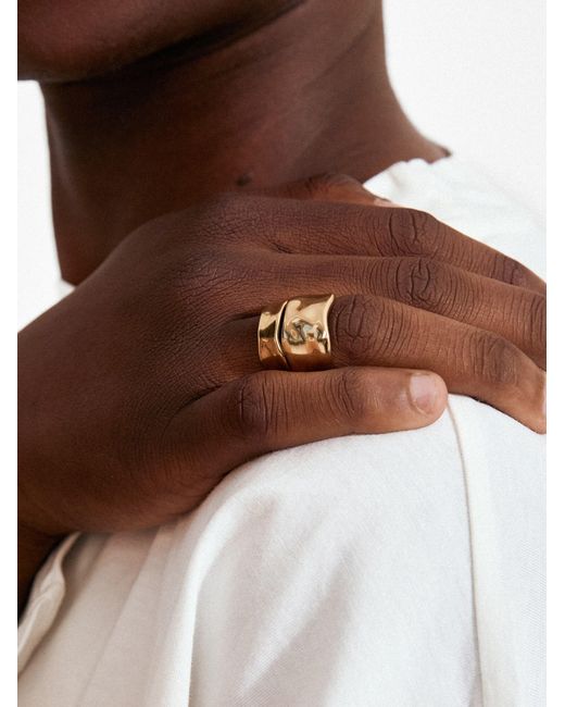 Pilgrim Ring Ember in Metallic für Herren