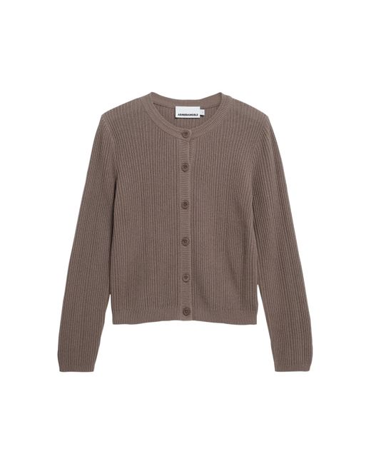 ARMEDANGELS Brown Strickjacke Ricalaa Lino