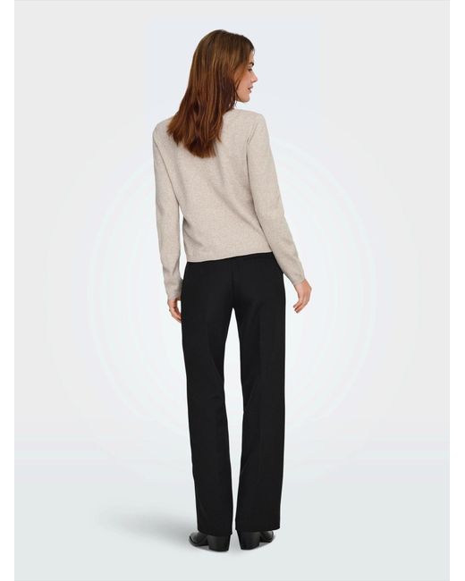 ONLY White Pullover Onlloyal