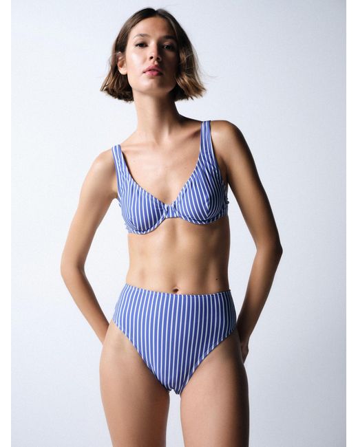 The Set Blue Bikinitop