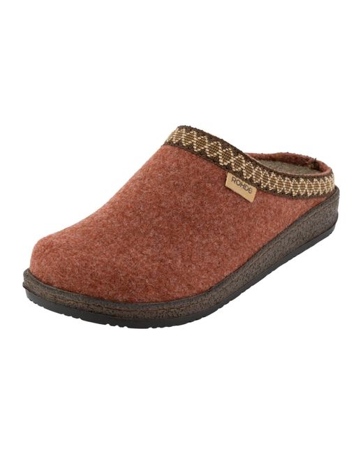 Rohde Brown Clogs Novara-D