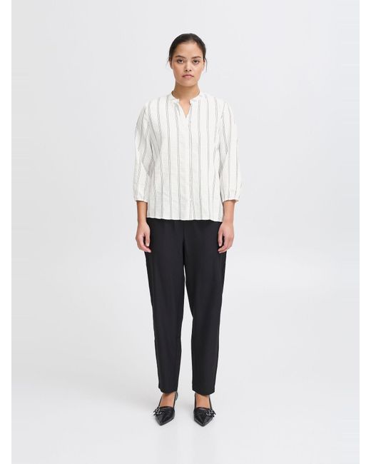 Ichi White Bluse 'Ixollie'