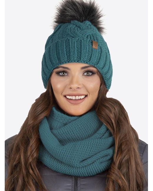 Vivience Green Mütze 7014 Set