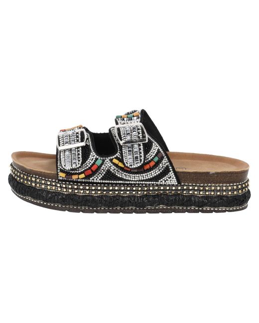 Palado by Sila Sahin Brown Pantolette 'Luberos'