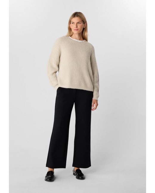 Comma, White Pullover