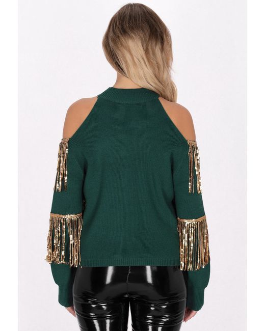 faina Green Pullover