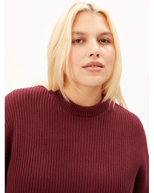 ARMEDANGELS Red Pullover Vanis