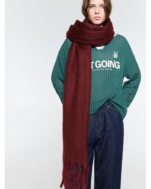Pull&Bear Purple Schal