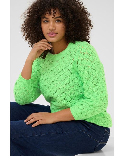 Kaffe Green Pullover Kcmani
