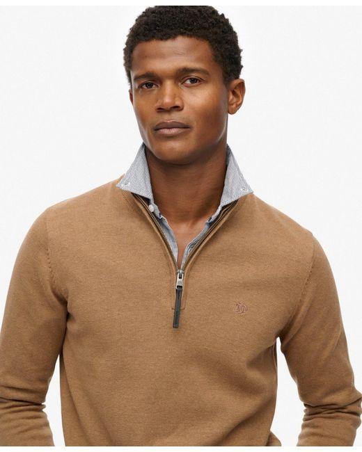 Superdry & Co Pullover Essentials in Brown für Herren