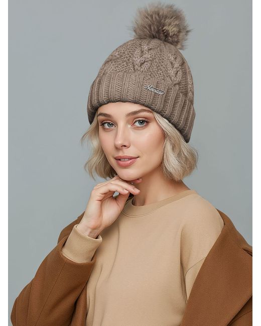 Neverless Brown Mütze Jule