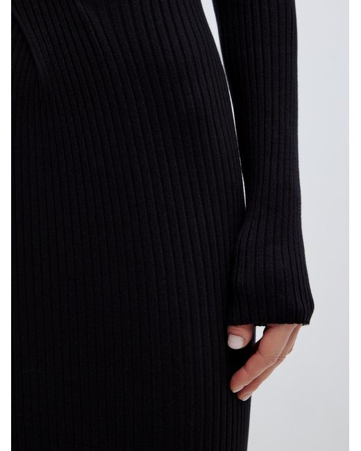 EDITED Black Strickkleid
