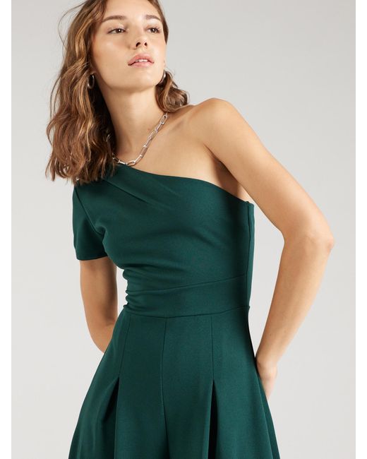 green emerald velvet dress Well Versed Pleated Mini Dress Forest Green