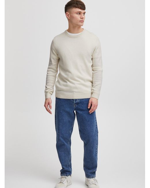 Solid Pullover in White für Herren