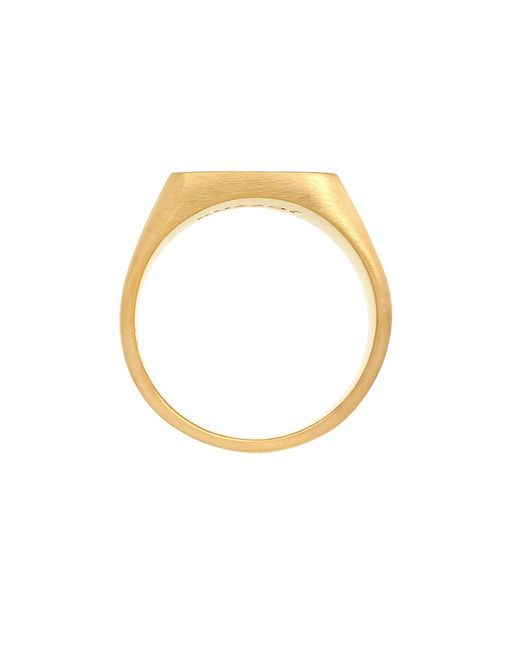 Kuzzoi Ring Pfeil in Metallic für Herren