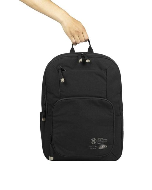 Munich Black Rucksack Teca Recycled