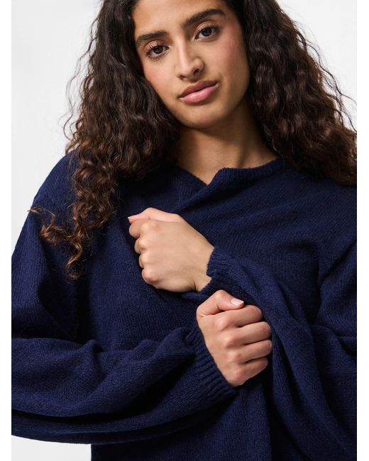 Pieces Blue Pullover Pcida