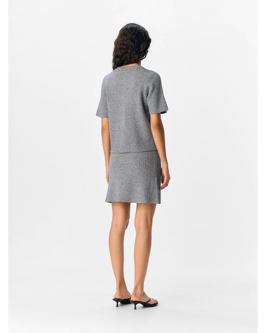Object Gray Strickjacke