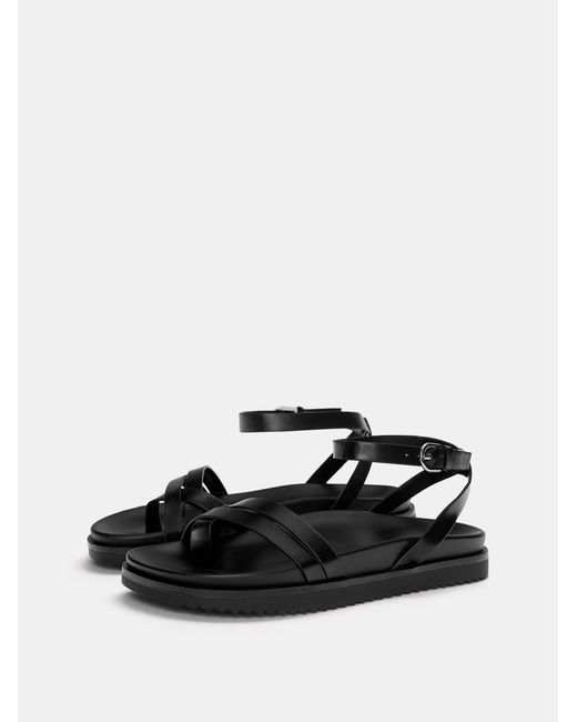 Pull&Bear Black Sandale