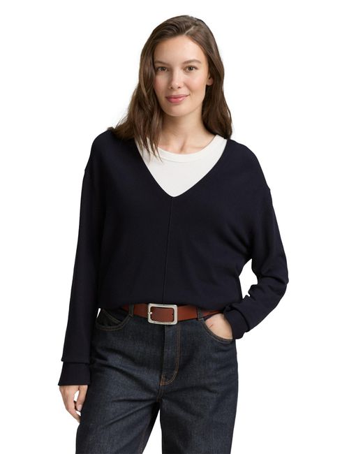 Tom Tailor Blue Pullover