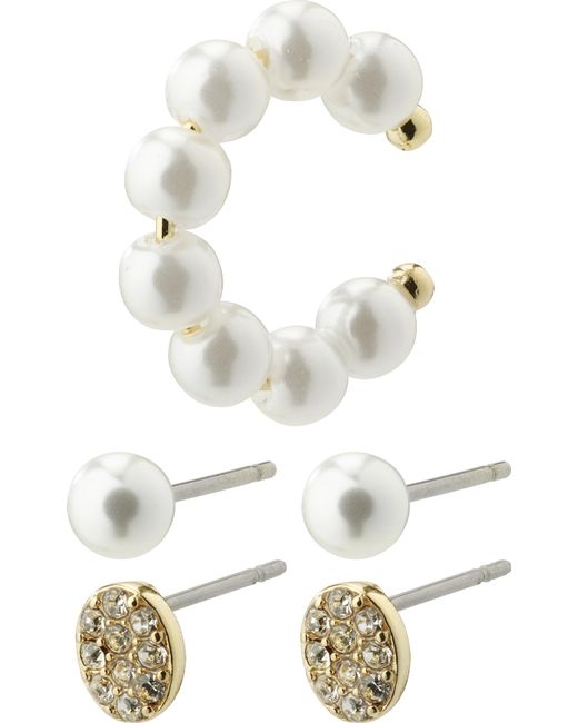 Pilgrim White Schmuckset Beat