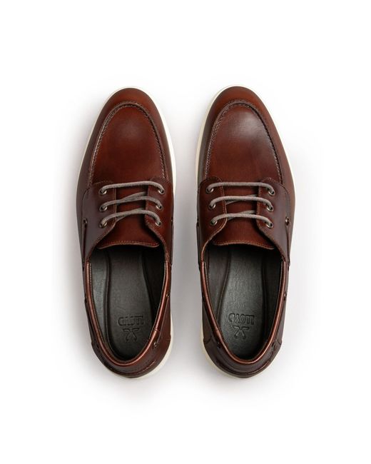 Lloyd Bootsschuhe Stride Deck in Brown für Herren