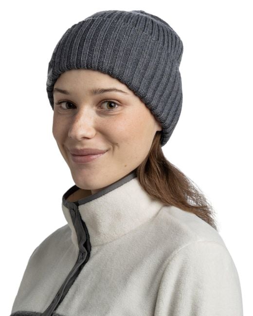 Buff Gray Mütze Knitted Erviny Beanie