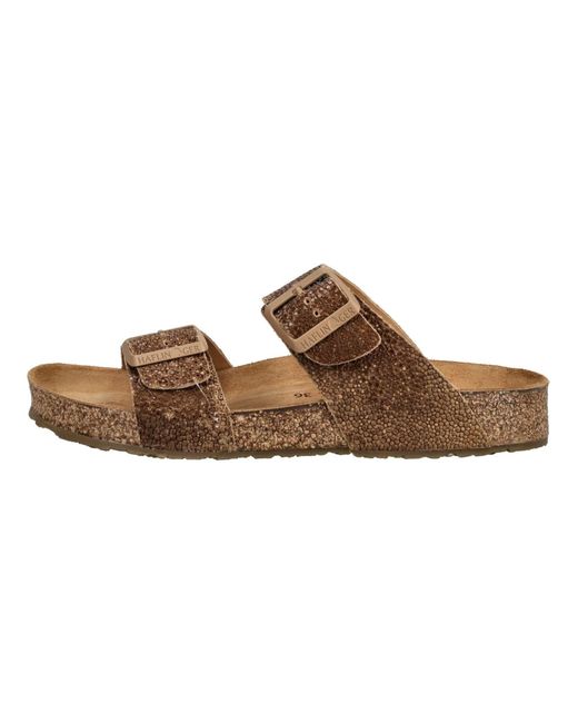 Haflinger Brown Pantolette