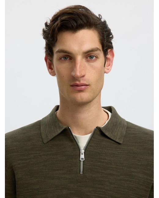 SELECTED Pullover in Green für Herren