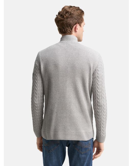 Tom Tailor Pullover in Gray für Herren
