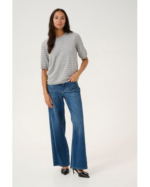 Kaffe Gray Pullover Ka Mala