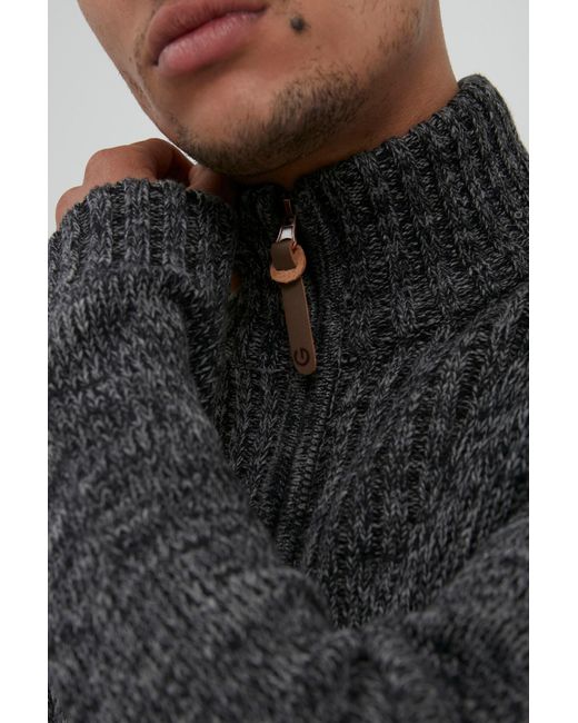 Solid Strickjacke 'pomeroy' in Black für Herren