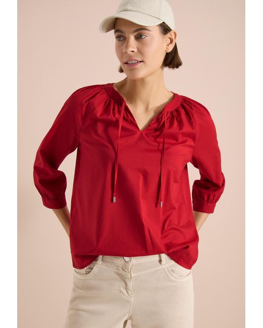 Cecil Red Bluse