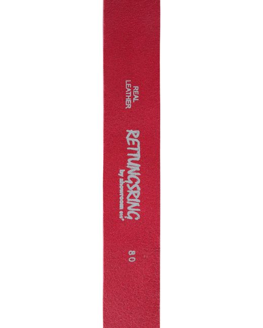 RETTUNGSRING by showroom 019° Pink Rettungsring By Showroom 019 Ledergürtel