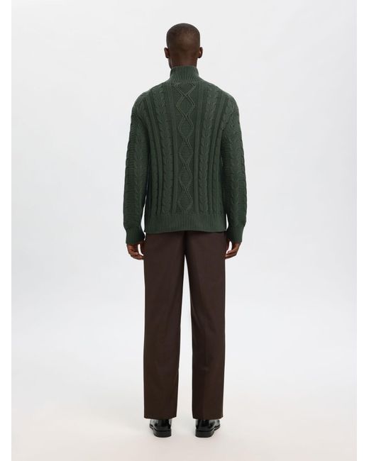 SELECTED Pullover in Green für Herren