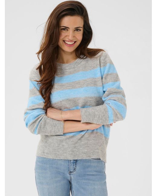 Kaffe Blue Pullover Kaniel
