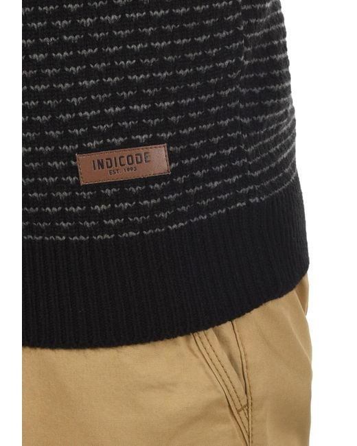 INDICODE Pullover Copent in Black für Herren