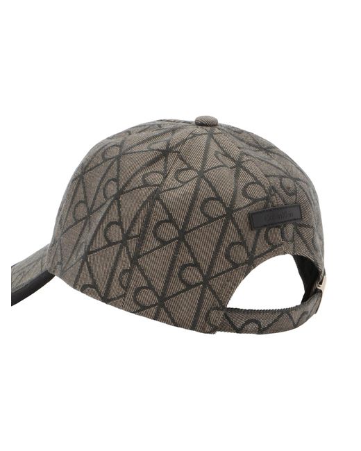 Calvin Klein Gray Cap Logo