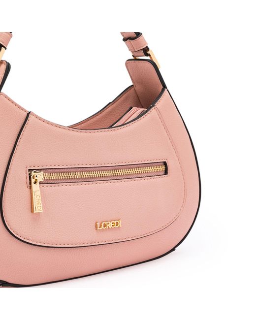 L. CREDI Pink Schultertasche Odelia