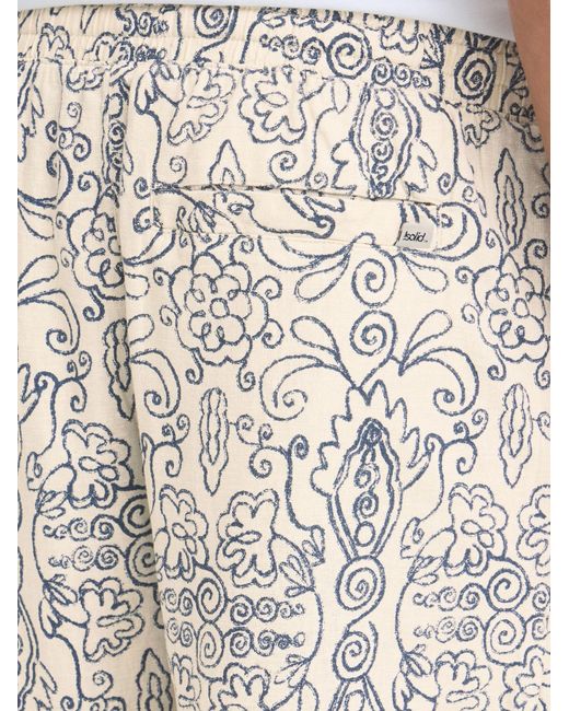 Solid Leinenhose Sdliam in Natural für Herren