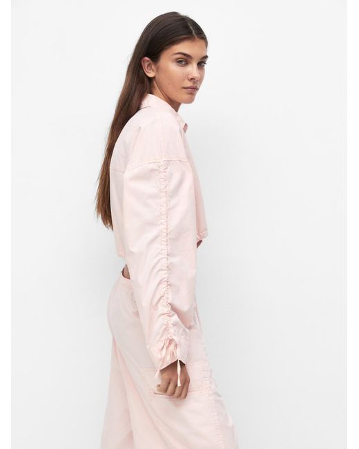 Pull&Bear Natural Bluse