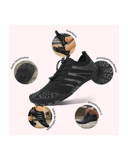 DOTALES Black Sneaker Low