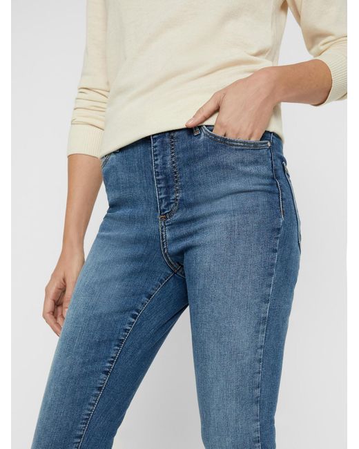 Vero Moda Blue Vmsophia high waist skinny fit jeans