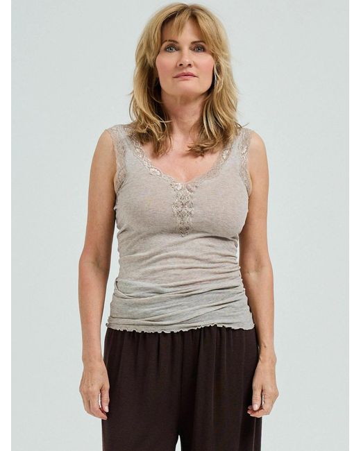 Seamless Basic Gray Top