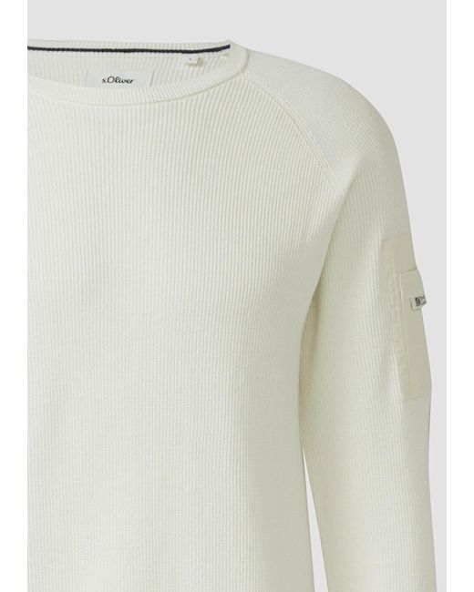 S.oliver Pullover in White für Herren