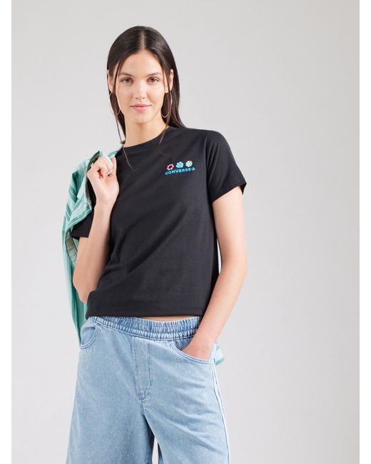 Converse Black T-Shirt Sea