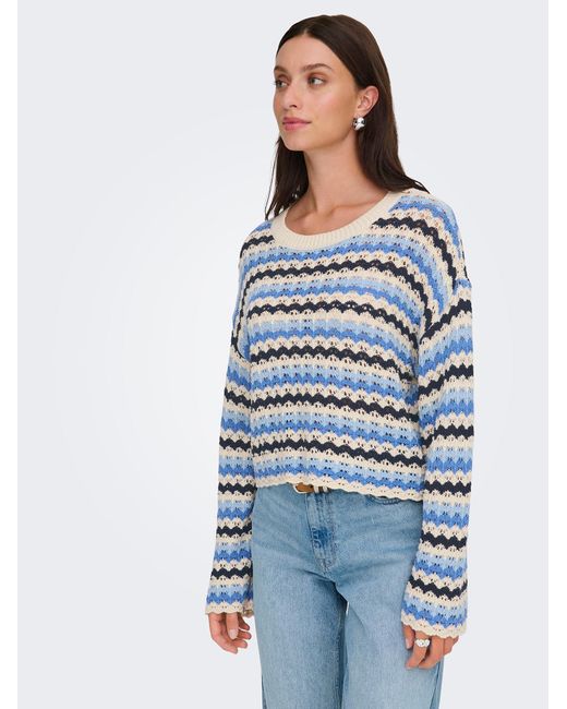 ONLY Blue Pullover Onlasa