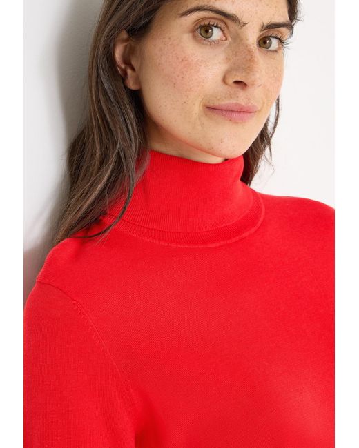 Cecil Red Pullover
