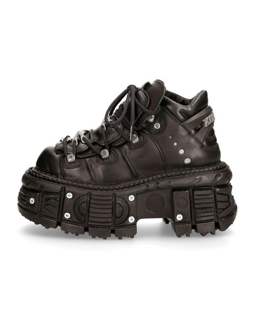 New Rock Black Sneaker 'M-Tank106-C2'