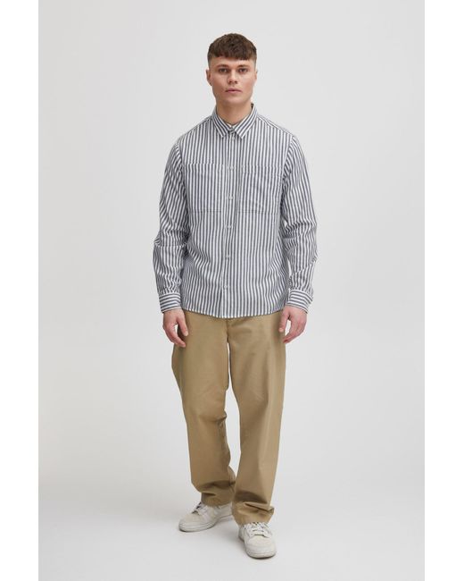 Solid Hemd in Gray für Herren